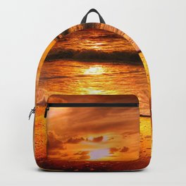 Shadow Golden Sun by The Beach Backpack