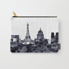 Paris France Skyline Carry-All Pouch