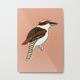 Kookaburra Metal Print | Pop Art, Illustration, Graphic Design, Animal 