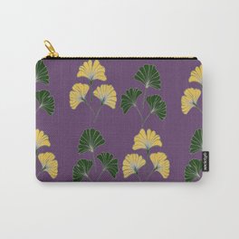 Green and Yellow ginko Leaves Carry-All Pouch