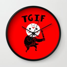 TGIF Wall Clock