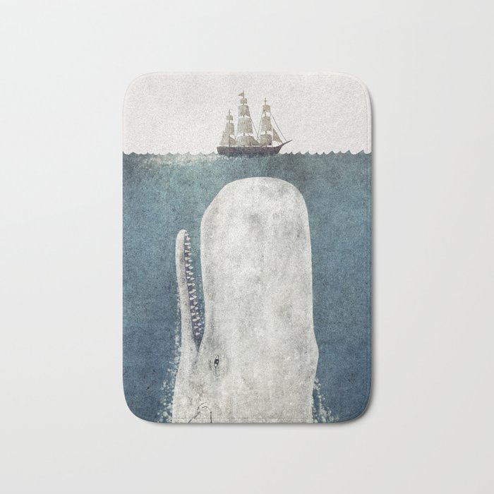 whale bath mat