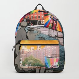 “Time flow illusion" series Backpack