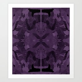 absence of purple Art Print
