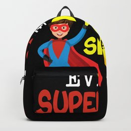 Every Superhero Needs A Sidekick Baby Announcement Backpack