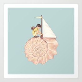 Seashell Art Print