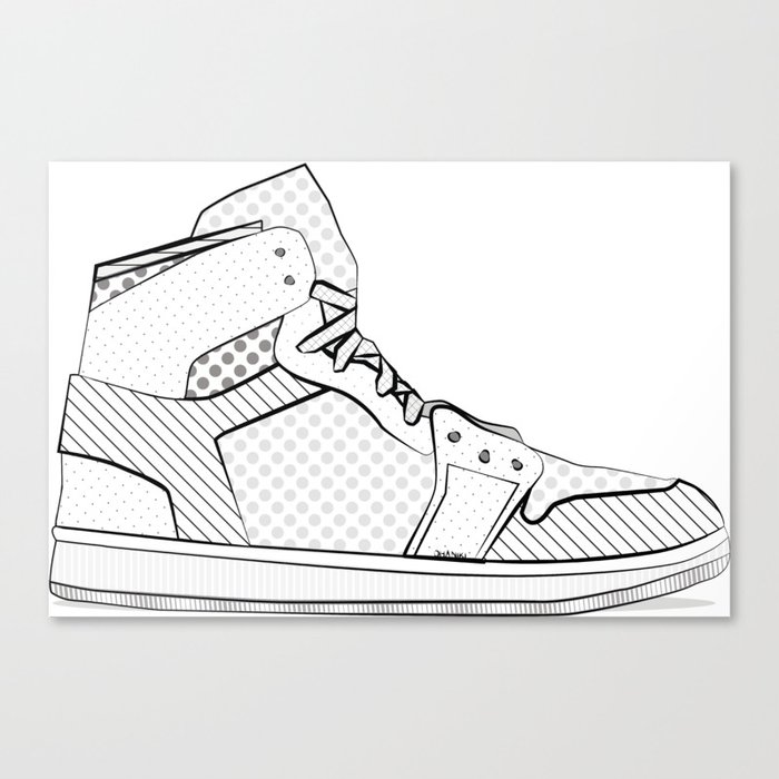sneaker sketch