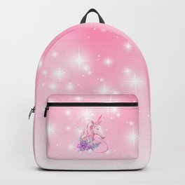 Unicorn in Pink Backpack