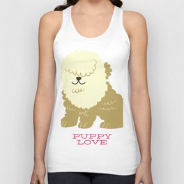 Valentine's Day Puppy Love Cute Gift for Dog Lovers Tank Top