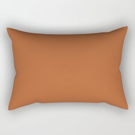 Copper #B2592D Rectangular Pillow