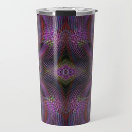 Movement, artistic fractal mirrored abstract Travel Mug
