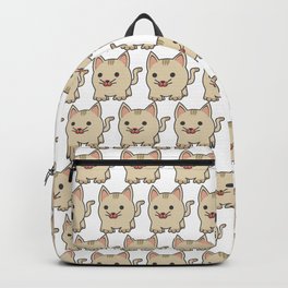 The Pattern of Cat Sticker Backpack