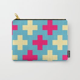 Pink Crosses Carry-All Pouch