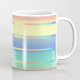 Fun Summer Stripe Large Coffee Mug