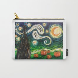 Flying Ghost Halloween Night Carry-All Pouch