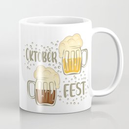 Oktoberfest lettering booze party Coffee Mug