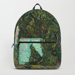 Cypresses by Vincent van Gogh Backpack