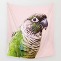 Parot Photography | Peek-a-boo | Tropical | Wildlife | Bird | Blush Pink Wandbehang