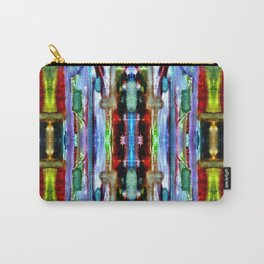 India Goa Painting Metallic Carry-All Pouch