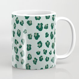 mint leopard print  Coffee Mug