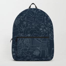 DC NYC London - Navy Backpack
