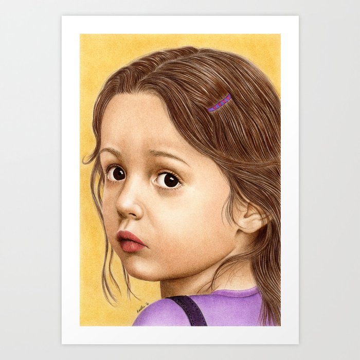 Child Portrait 02 Art Print