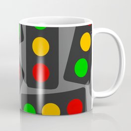 Large traffic light pattern (Large & Full version) Coffee Mug