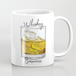 Whiskey Business Script Coffee Mug