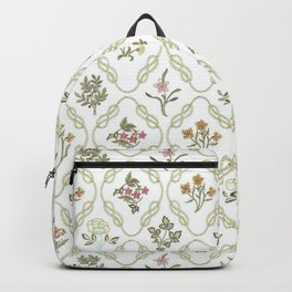 William Morris Kelmscott Trellis Ivory Amber Backpack