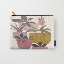 Succulents in Terracotta Carry-All Pouch