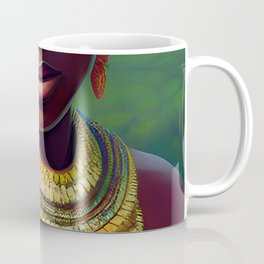 Afriacan woman travel poster  Coffee Mug
