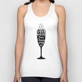 Save water, drink champagne Tank Top