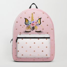 Floral Unicorn  Backpack
