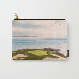 Pebble Beach Golf Course Signature Hole 7 Carry-All Pouch