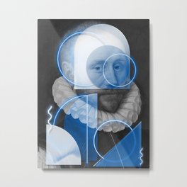 Patientia Spe Metal Print | Museum, Painting, Digital, Digitalart, Blue, Belgium, Dutch 