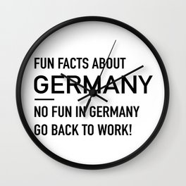 Fun Facts About Germany Wall Clock