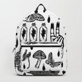 Icon Black and White Backpack