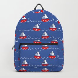 Little Red Sailboat Backpack