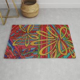 Abstract Commotion in Motion Rug