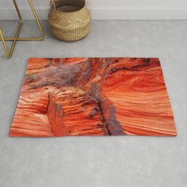 Awesome Surreal Red Rock Canyons Paria Wilderness Rug