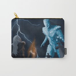 Viking woman against the Ice Giant Carry-All Pouch