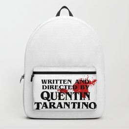 Bloodstained Written And Directed By Quentin Tarantino Artwork, Posters, Prints, Tshirts, Mugs, Bags Backpack