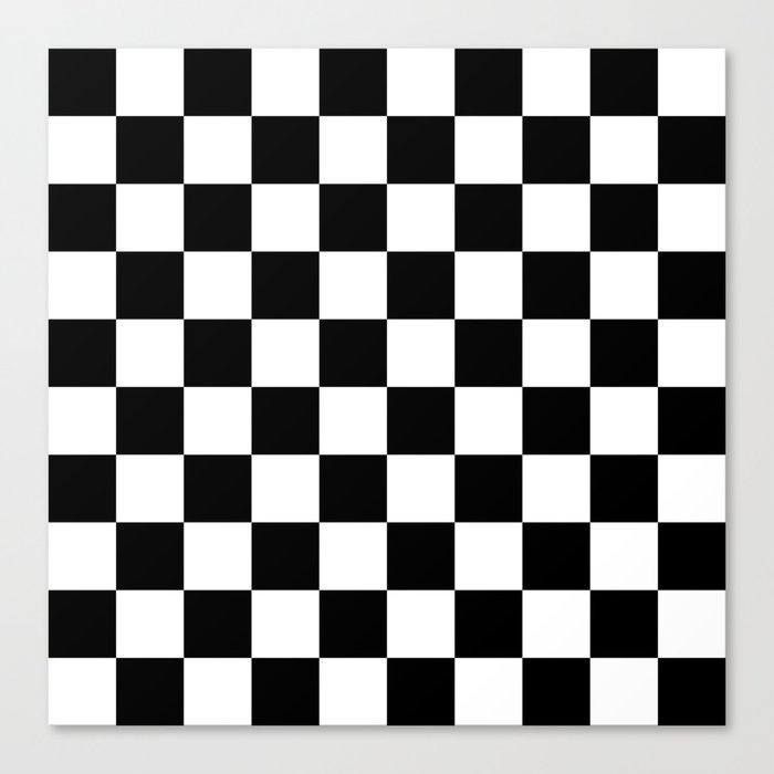black and white checkerboard