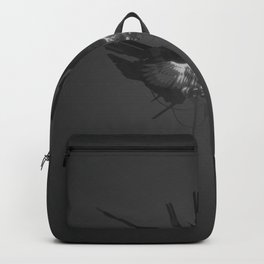 Grey Tech Skull Backpack