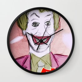 Cesar Romero as the mad clown Wall Clock