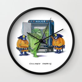 Collared Greens Wall Clock