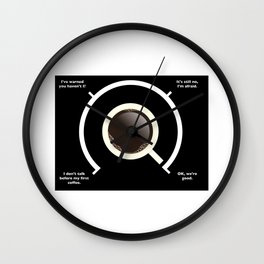 Not before my first coffee... Wall Clock