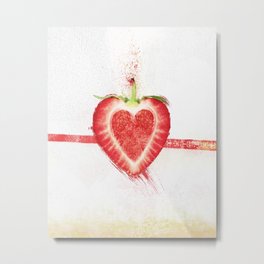 Stawberry Metal Print