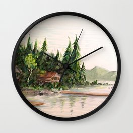 Attean Lake, Maine Wall Clock