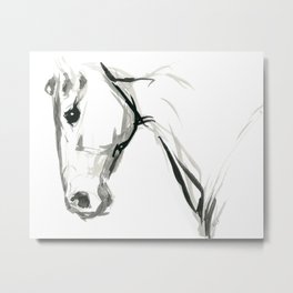 Elegant Horse Metal Print
